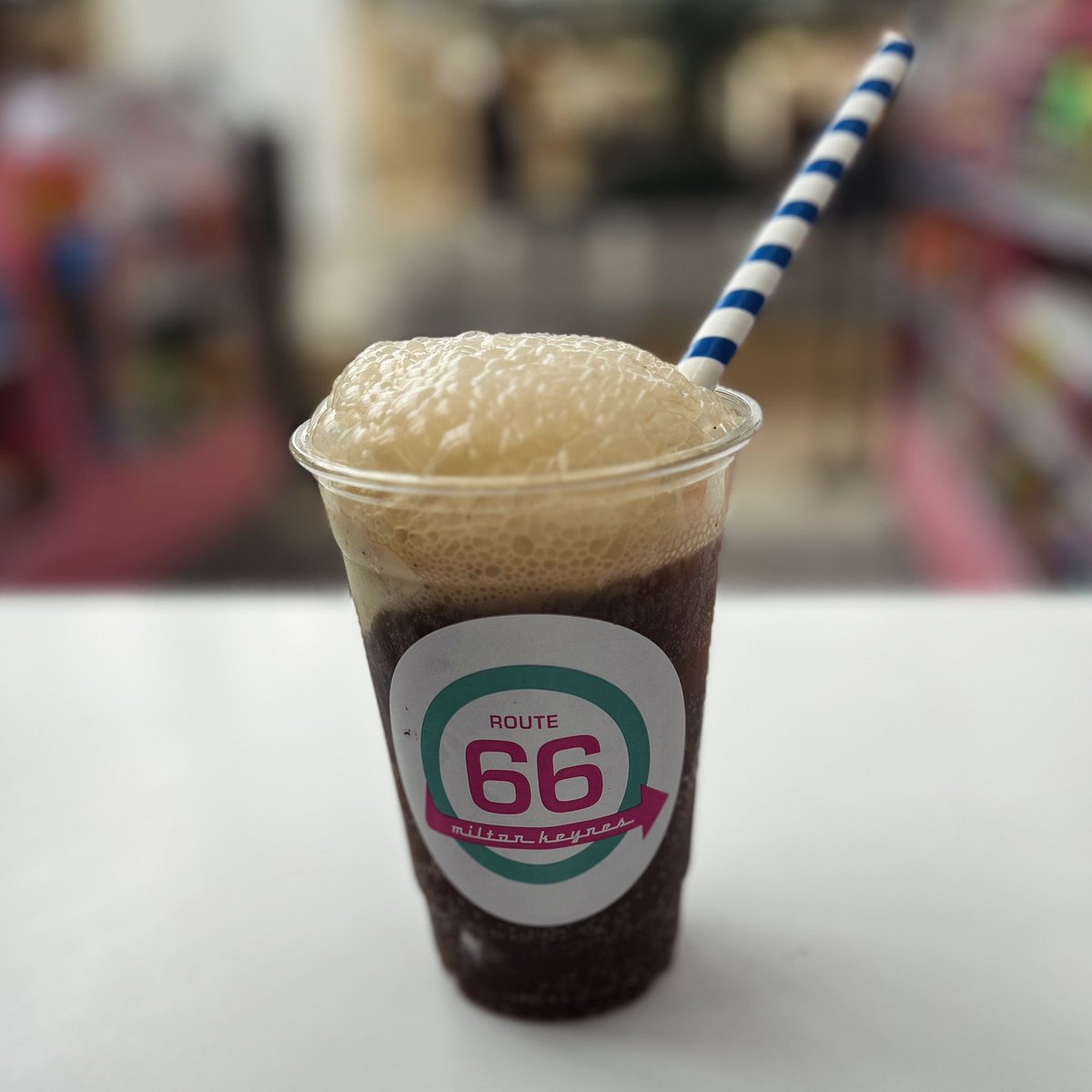 A Root beer float is a perfect way to end a busy Saturday spent shopping 🛍️