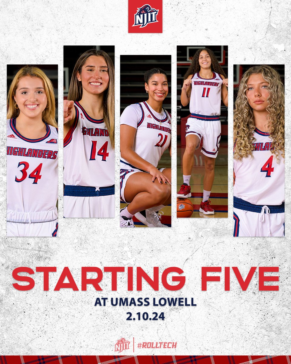 Starting 5⃣ at UMass Lowell. Tune in at 1pm on ESPN+. 💻 tinyurl.com/ykr6rtet