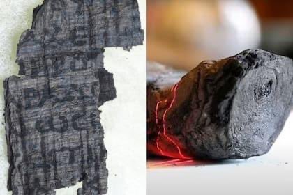 A team of student researches applied AI to archaeology and deciphered a text of 2000 years ago contained in one of the Herculaneum Scrolls that burned during the eruption of Mount Vesuvius in 79 CE.