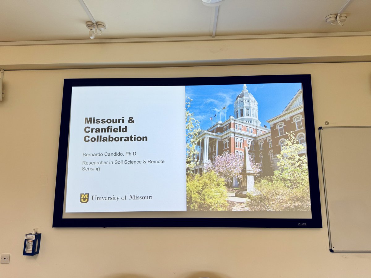 candidobm's tweet photo. Thrilled to spend the last weeks in Cranfield, working to strenghten our collaboration between the @Mizzou and @CranfieldUni. Exciting projects ahead! #Collaboration #Innovation @cafnr https://t.co/h10jAdMUB4