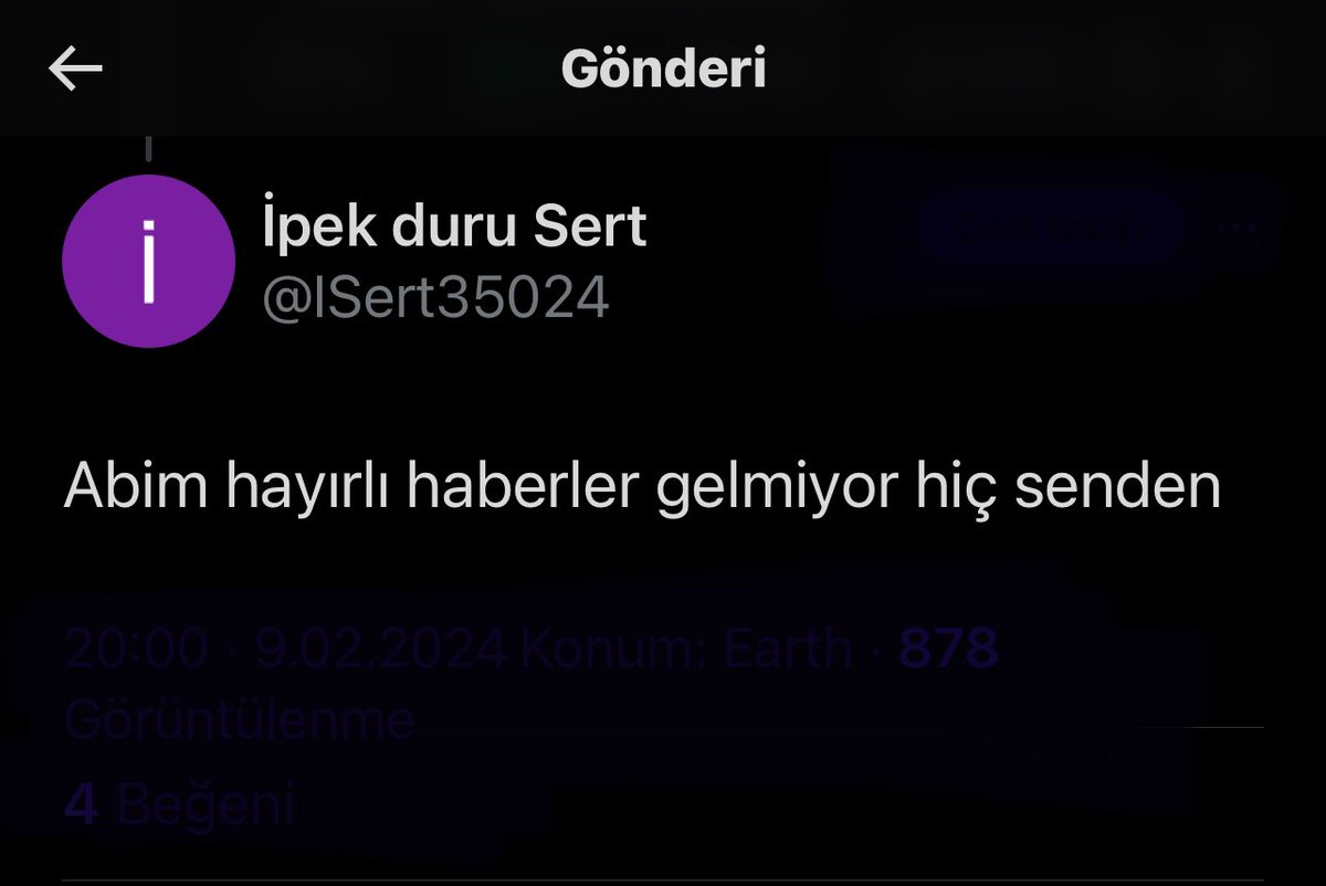 A be kardeşim, hayırlı haber vardı da paylaşmadık mı? 

Benim görmediğim, duymadığım hayrınıza bir gelişme var mı? 

Buyurun yoruma…