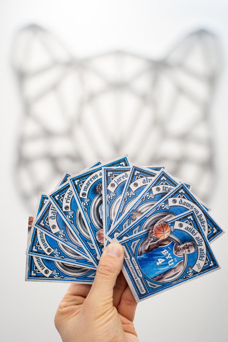 Join us pregame at Portal D to get this weeks limited-edition BYU Basketball Trading Cards This Week: Atiki Ally Atiki Dawson Baker Try and collect all 16!