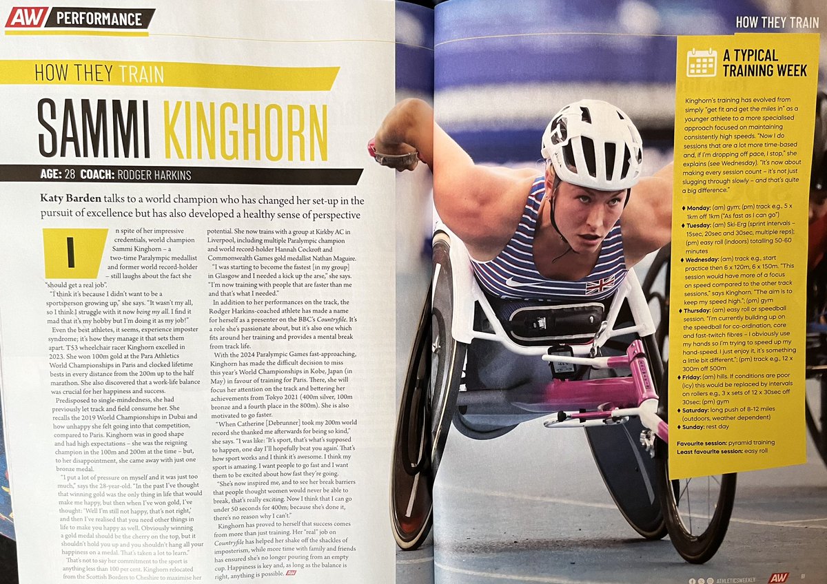 MEDIA COVERAGE 
#SALtogether
#SALachieve
Great week for @Sam_Kinghorn with Record performances and featuring here @AthleticsWeekly via @katymaybarden interview 👍
@SALChiefExec @SALinclusion @rodgerharkins @SDS_sport @PamRobson_11 @PdunnPaula @RedStarAC