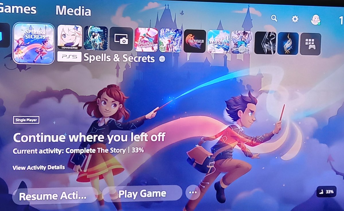 Nayuleska's tweet photo. Watched #AikatsuStars and everyone was studying for a test. Tried out #SpellsandSecrets on my #PS5 from rental @boomeranggames but it's not a game for me. Didn't want to keep playing so will return it. https://t.co/LqG5ryUY6J