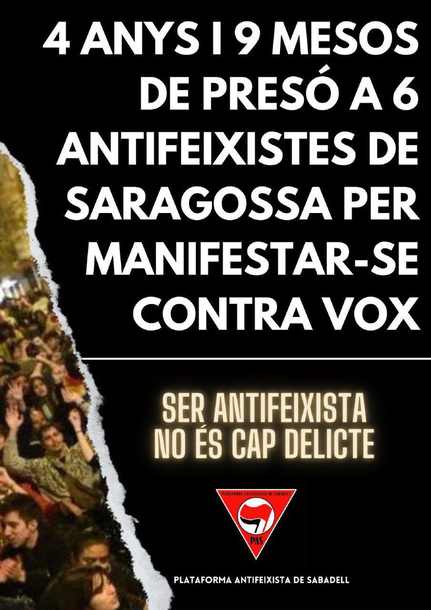 Plataforma Antifeixista SBD (@AntifasSbd) on Twitter photo 2024-02-10 17:14:25