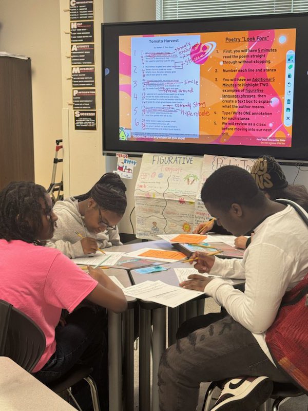 LawsonTexans's tweet photo. 7th grade scholars in Mrs. Tubbs’ class annotating the text. #SaturdayTutorials #PlayingToWin🏀⛹🏽‍♀️⛹🏾🏀 @raquel_willrich @CoachKDunn https://t.co/jZlci15N3h
