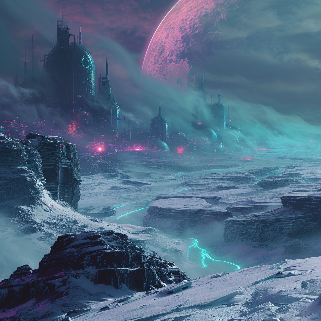 realneontribe's tweet photo. Day 15: A cosmic storm forces us to crash-land on an ice planet. Beneath the surface: a hidden civilization. #CosmicStorm #IcePlanetSecrets https://t.co/s6xWDyBmdM