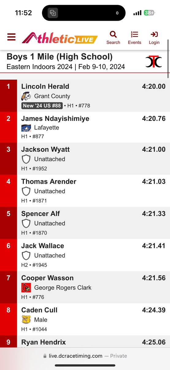 Eastern Relays tweet media