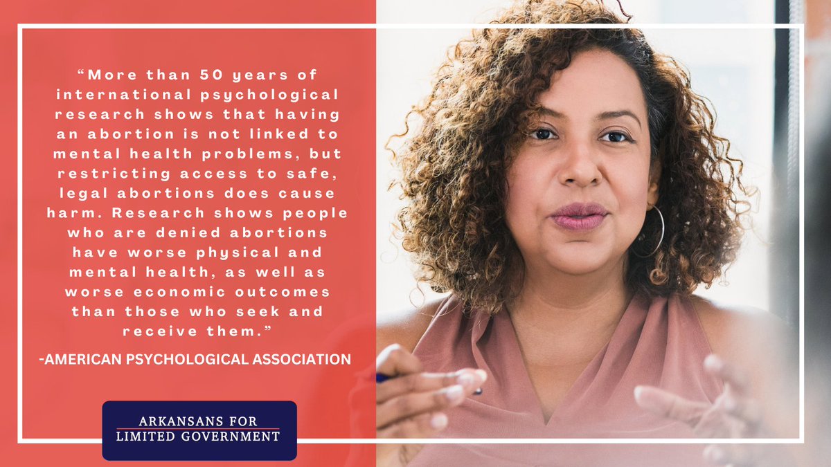 arlibertynow's tweet photo. Today an @ArkansasOnline op-ed purports false &amp; dangerous info about abortion &amp; mental health. The science is clear: abortion is not linked to mental health issues. Data from @APA, the largest professional org of psychologists, prove this. Know the facts, Arkansas. #arpx https://t.co/0SQR8ueMI1