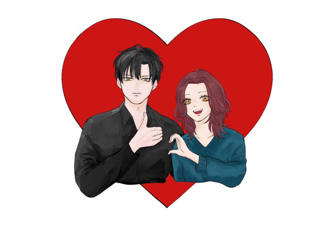 「heart hands duo white background」 illustration images(Latest)