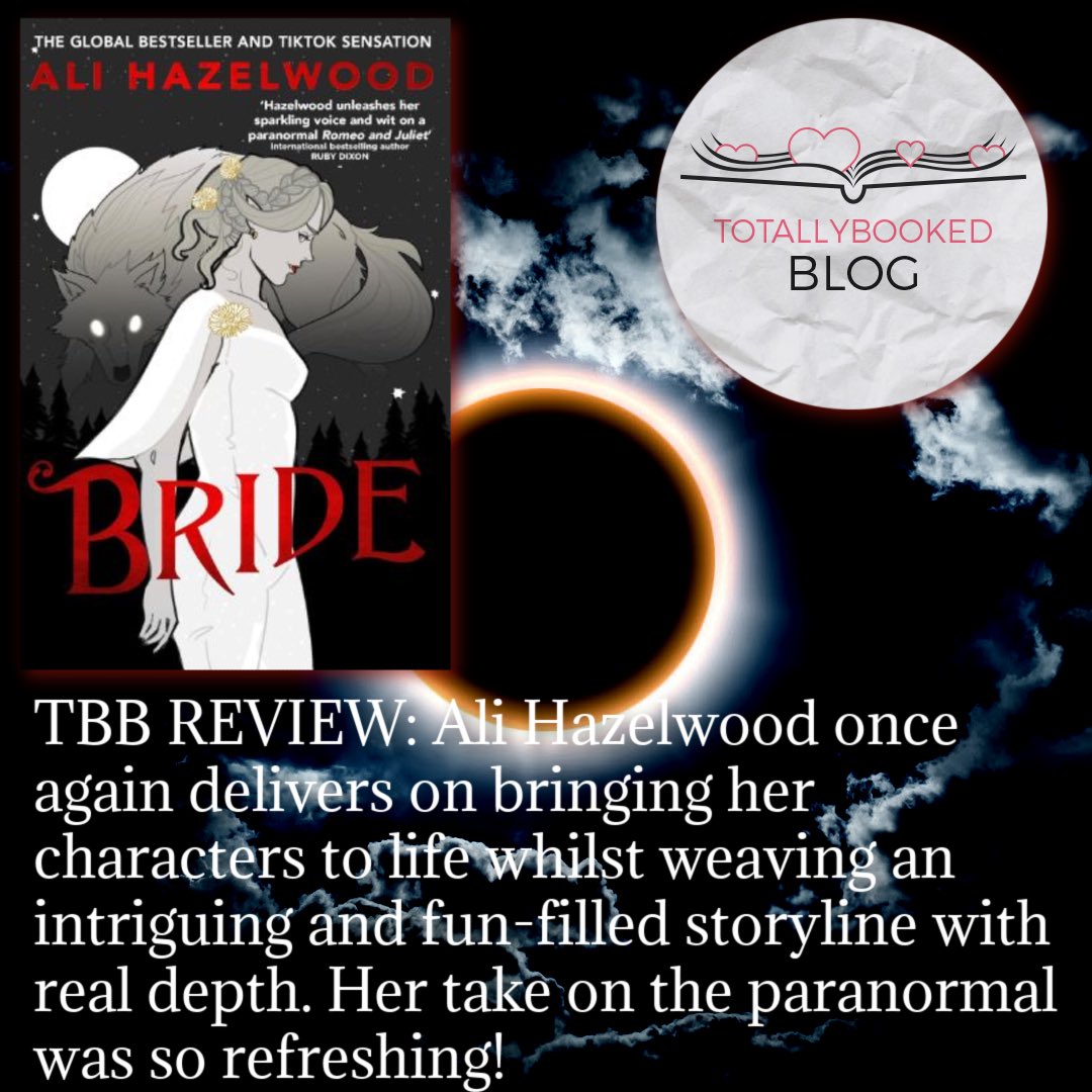 TotallyBooked1's tweet photo. #NewReview &amp; #TBBREC Bride by Ali Hazelwood 

#standalone #pnr #enemiestolovers #romcom 

"Every second, I want you too much, and every second, I'm on the verge of wanting you more." https://t.co/poIHaDqlAM