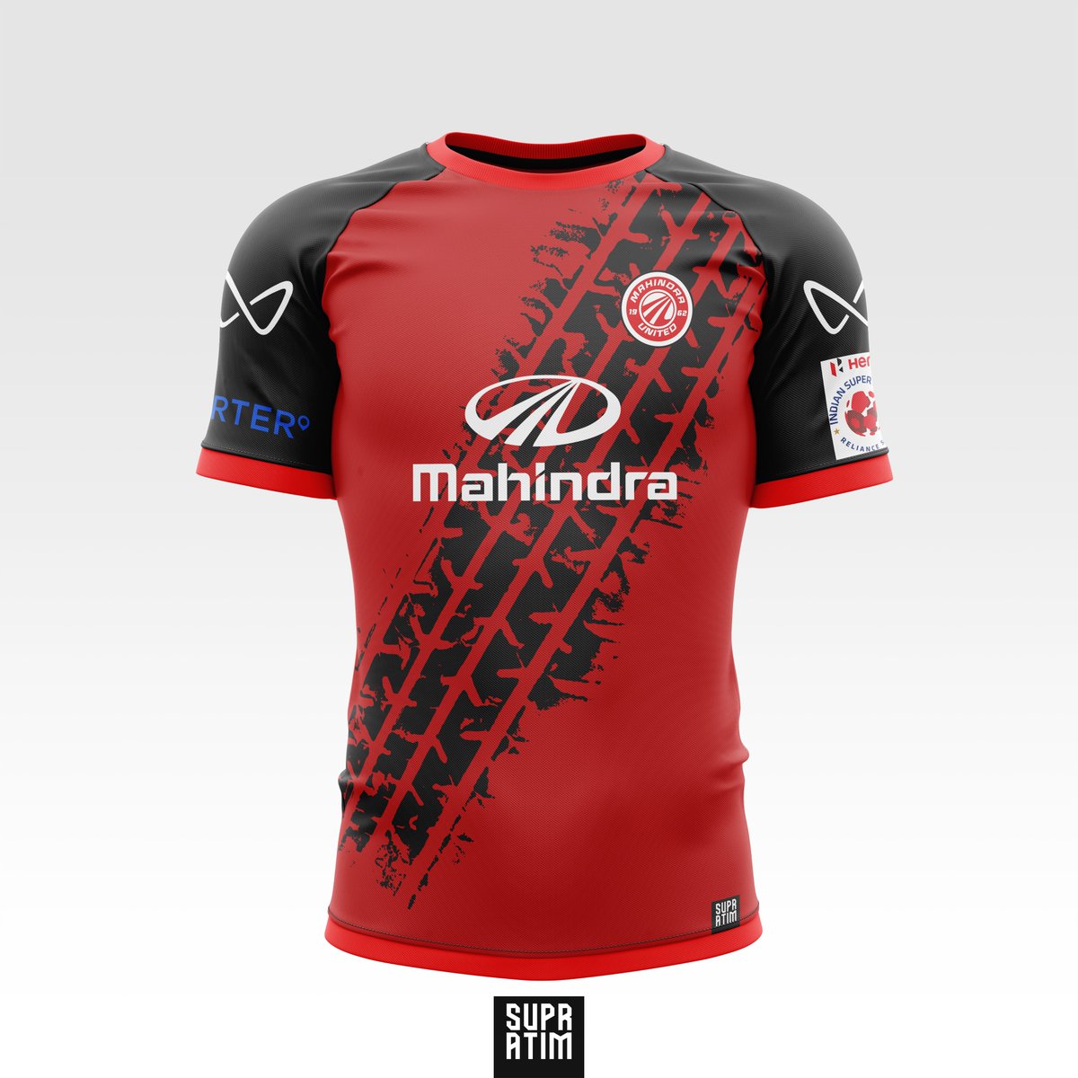 imsupratim13's tweet photo. What if Mahindra United made a comeback to Indian football? Many fans still have fond memories of the Indian Manchester United. Do you wish to see them return to #ISL? 

Mahindra United Concept Kit 
#IndianSuperLeague
#IndianFootball #Football #Mahindra #jersey 
@anandmahindra https://t.co/8r1yfcwN9u