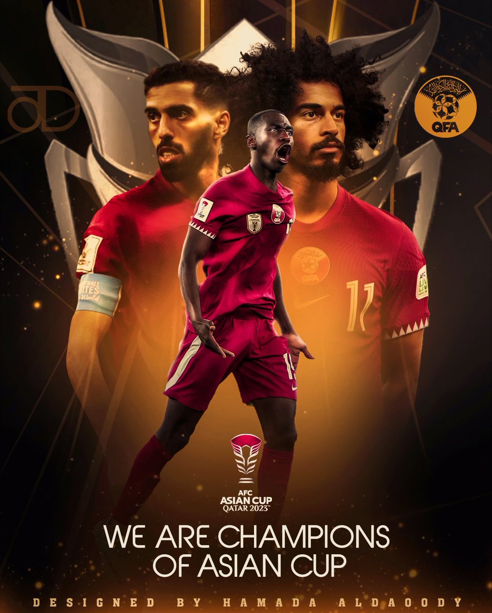 hamada_aldaoody's tweet photo. تصميمي لأبطال القارة الاسيوية🌏
الثانية على التوالي🏆

#قطر_الاردن https://t.co/igzBj9OcuA