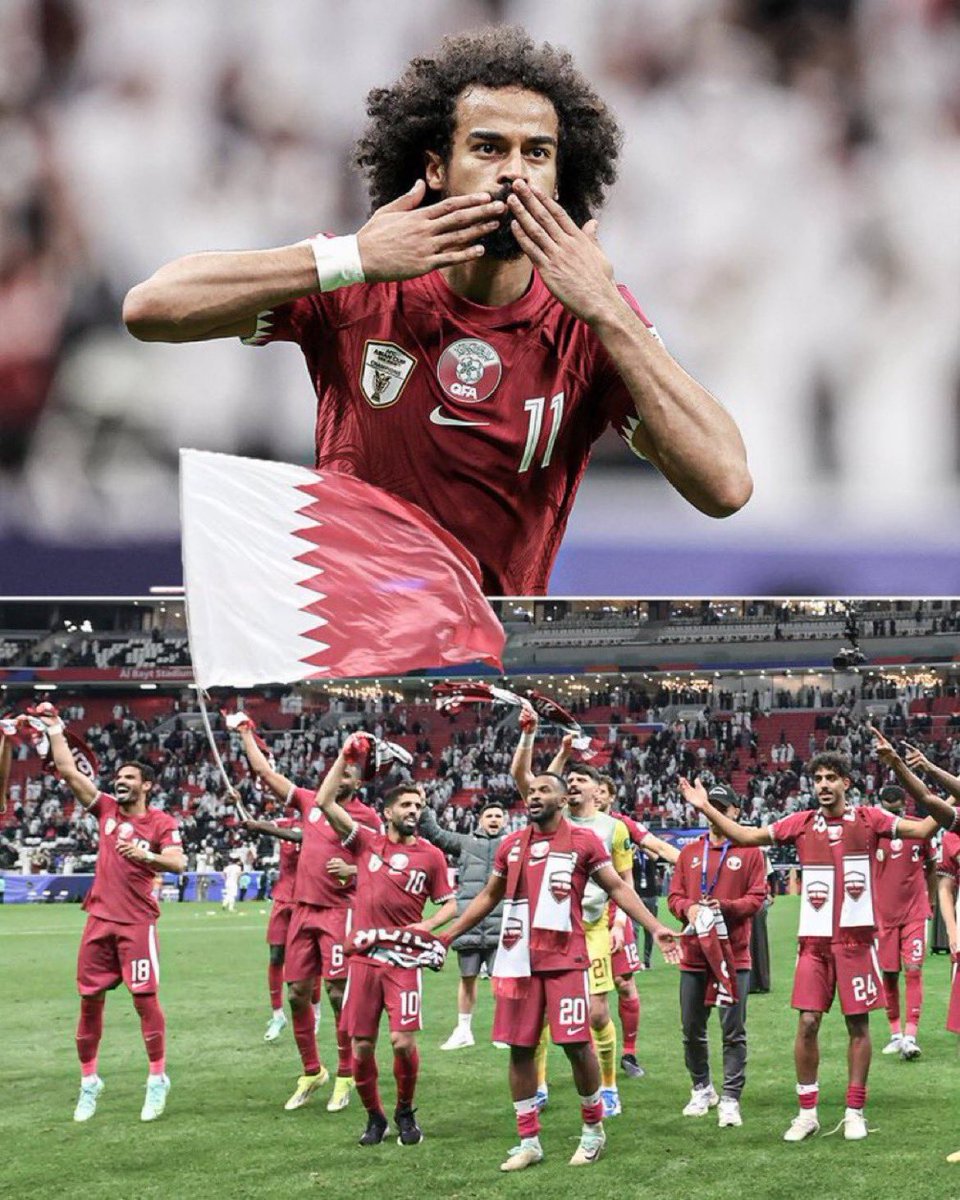 الف مبروك لجماهير المنتخب القطري و حظ اوفر للمنتخب الاردني .. 
نهائي عربي يليق بحجم التطور الذي تشهده الكورة العربية .. 
ومع نهاية هذه النسخة من البطولة الاسيوية شكرا لدولة قطر على التنظيم الاكثر من مميز و جميع الجماهير الذين حضروا وجعلوا هذه النسخة اكثر جمالًا ..

🇸🇦❤️🇶🇦