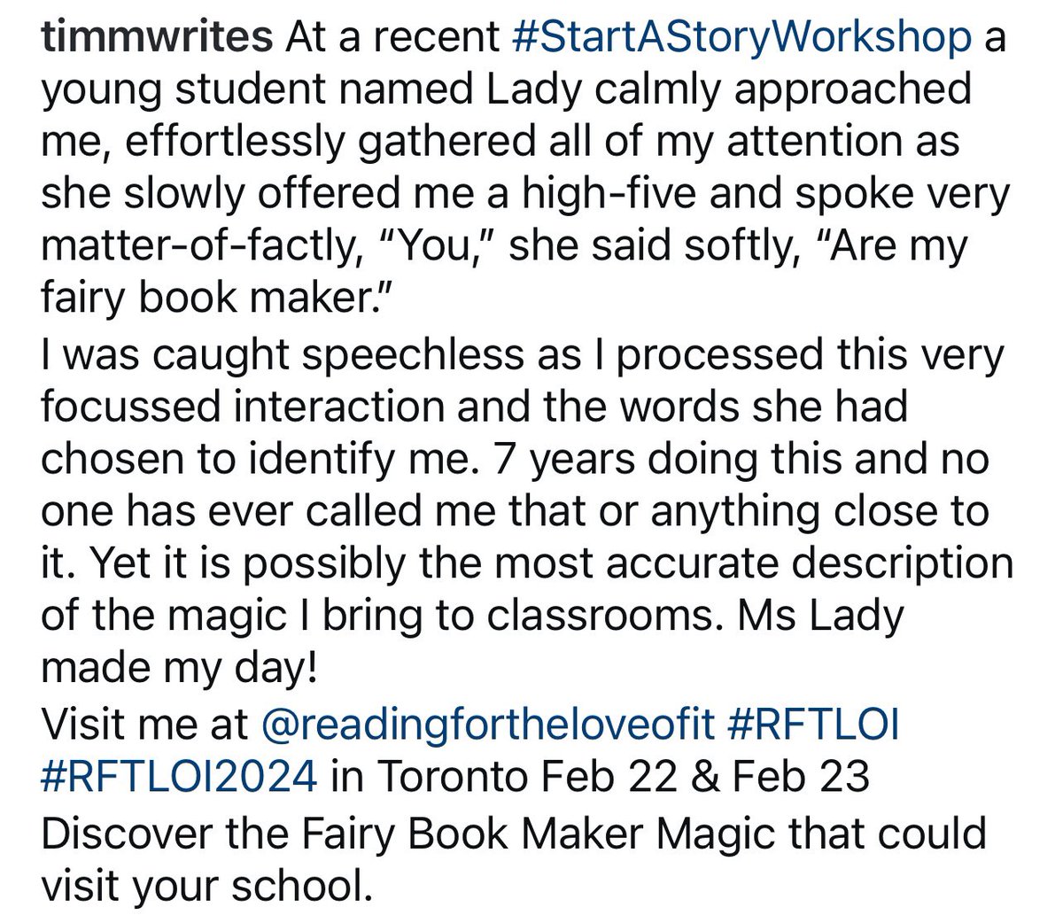 #FairyBookMaker #StartAStoryWorkshop #RFTLOI #RFTLOI2024 @eysreading