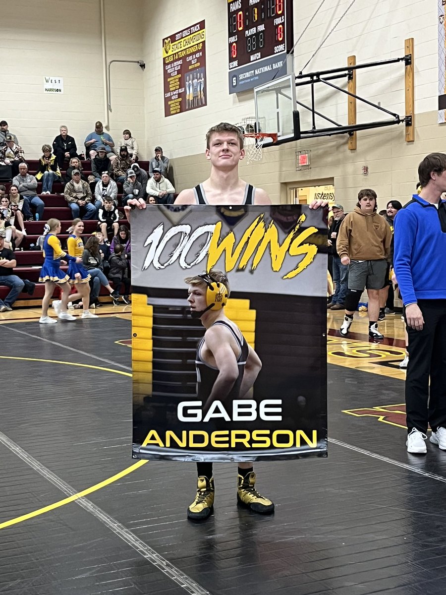 congrats to Gabe Anderson on achieving 100 wins! 
<a href="/2ganderson2025/">Gabriel Anderson</a>