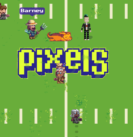 MuskJustin's tweet photo. WEN $PIXEL @pixels_online  @pixel_barney
Good luck all! https://t.co/m6uO26nhIW