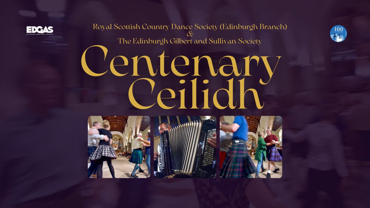 Look out your dancing shoes for our Centenary Ceilidh on Sat 24 Feb. Whether you love a hearty Strip the Willow or you just want to come along and enjoy the music, all are welcome. Tickets include supper - Book now at rscdsedinburgh.org/events#1708801… #DanceScottish #RSCDSEdinburgh100