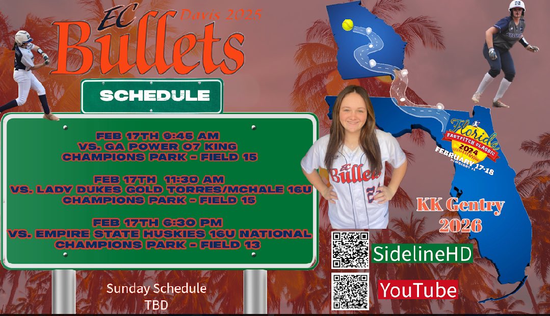 Kaitley Gentry (@kkgentry2026) on Twitter photo Come see me and my team <a href="/ECBulletsDavis/">EC Bullets Davis/Hernandez 2025</a> in Newberry, Florida!! So excited to get started!! <a href="/MikeDavo17/">MIKE DAVENPORT</a> <a href="/BerrySoftball/">Berry Softball</a> <a href="/KSUOwlsSB/">Kennesaw State Softball</a> <a href="/SUHawksSoftball/">Shorter University Softball</a> Come see me and my team <a href="/ECBulletsDavis/">EC Bullets Davis/Hernandez 2025</a> in Newberry, Florida!! So excited to get started!! <a href="/MikeDavo17/">MIKE DAVENPORT</a> <a href="/BerrySoftball/">Berry Softball</a> <a href="/KSUOwlsSB/">Kennesaw State Softball</a> <a href="/SUHawksSoftball/">Shorter University Softball</a>