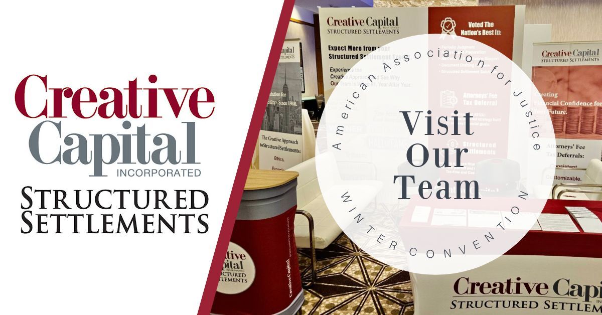 CCI_Structures's tweet image. The Exhibit Hall at this year&apos;s @JusticeDotOrg Winter Convention is open! Our team will be available all day to answer any questions you have about our unique approach to #StructuredSettlements. Stop by, say hello, and learn more about the Creative Approach.
#AAJWinter24