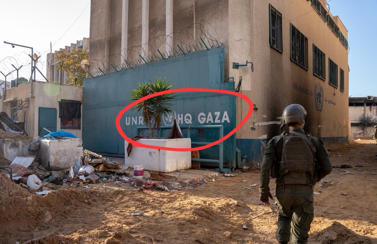 🚨 Breaking: Massive terror tunnel complex found under @UNRWA headquarters in Gaza
