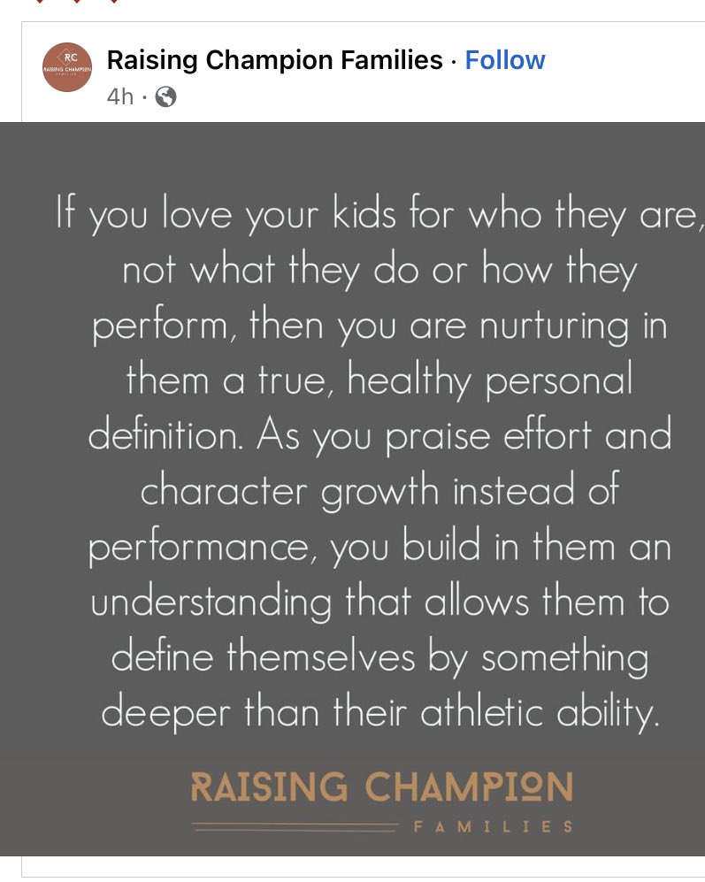This was in my Facebook feed this morning….  Thought it was worth sharing.  

As a Dad there were sure times I failed at this.