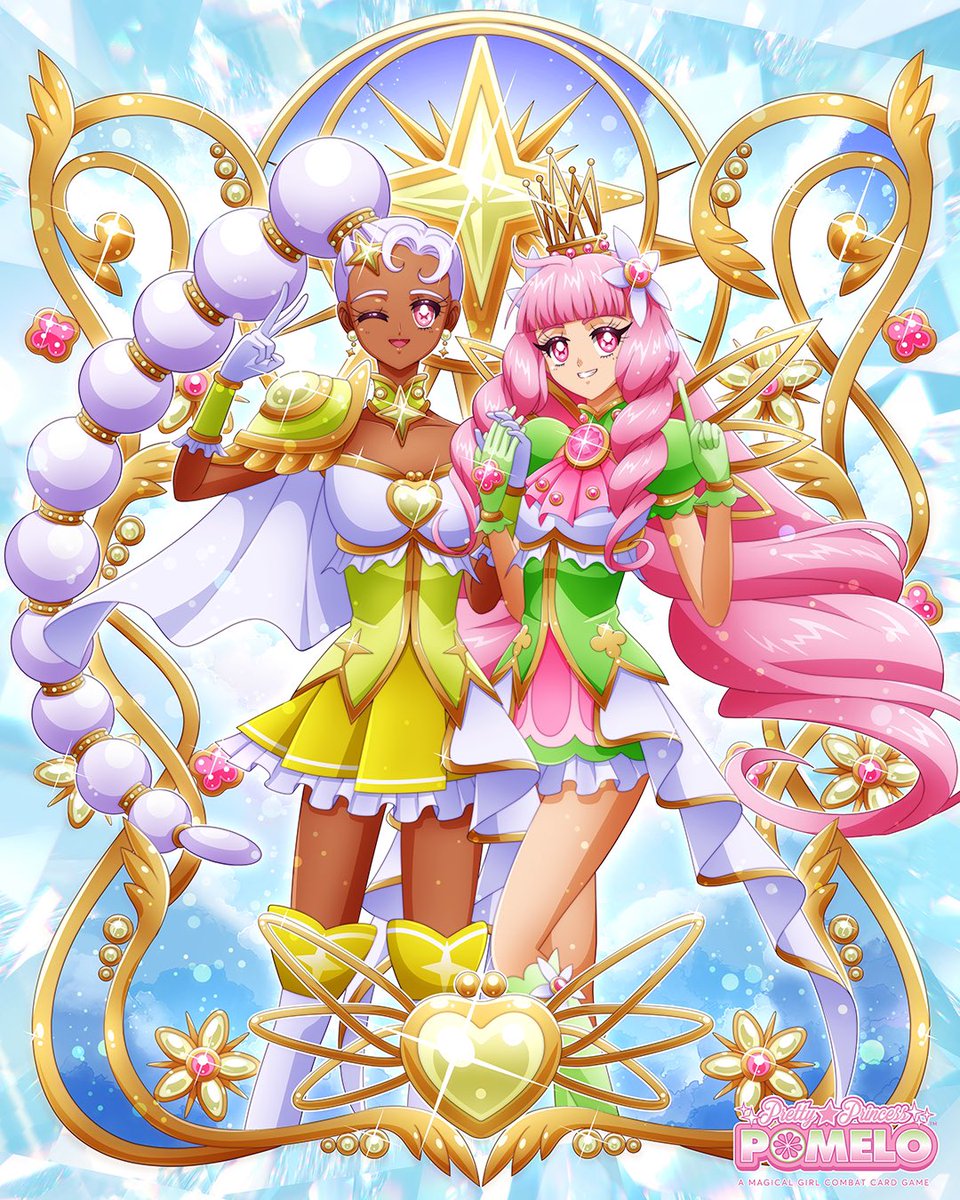 TeamPomeloGames's tweet photo. Pretty Princess Pomelo Redesigns/Powerups? Look forward to see how other characters change! #magicalgirl #cardgame https://t.co/839iwRqwYh