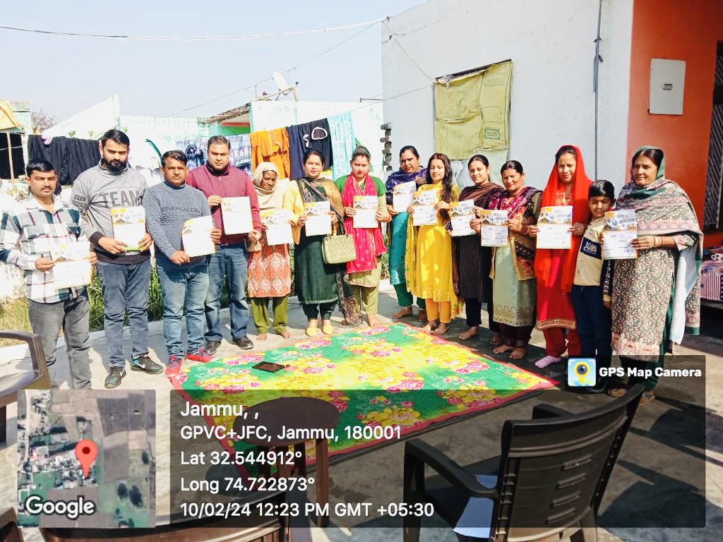 atulbawasharma's tweet photo. Completed my #24HoursParvas under #GaonChalloAbhiyan in Chakrohi Mandal (Suchetgarh Constituency) Jammu Border https://t.co/lfO8xlMaLB
