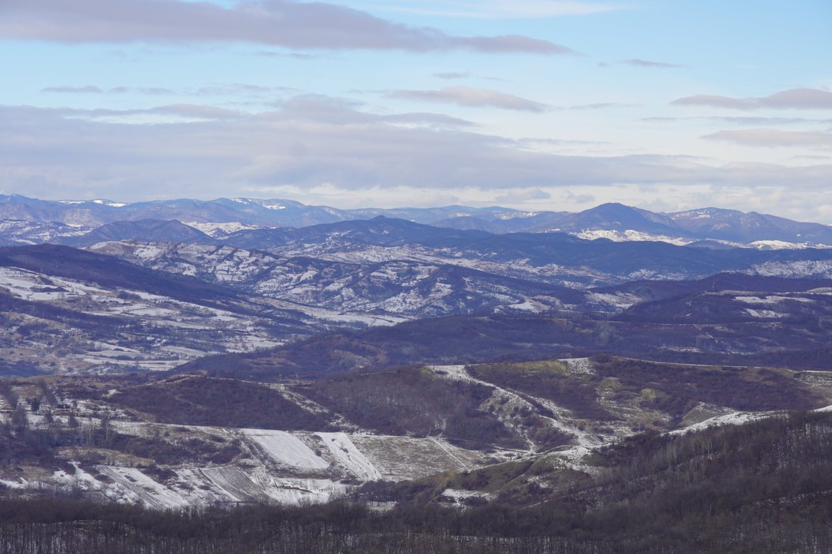 Munții și dealurile Rîmnicului la început de an. #Romania