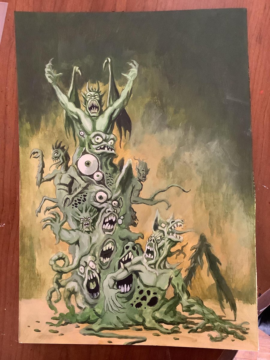 ether_enth's tweet image. Friends and true believers. We are proud to announce the launch of the second title from Machete Comics !! 

THE CULT OF MACHETE 🍻 💀 🖤

An adult horror comic created in the classic style featuring this amazing cover by legendary Marvel artist David Day! @SilverSpear44