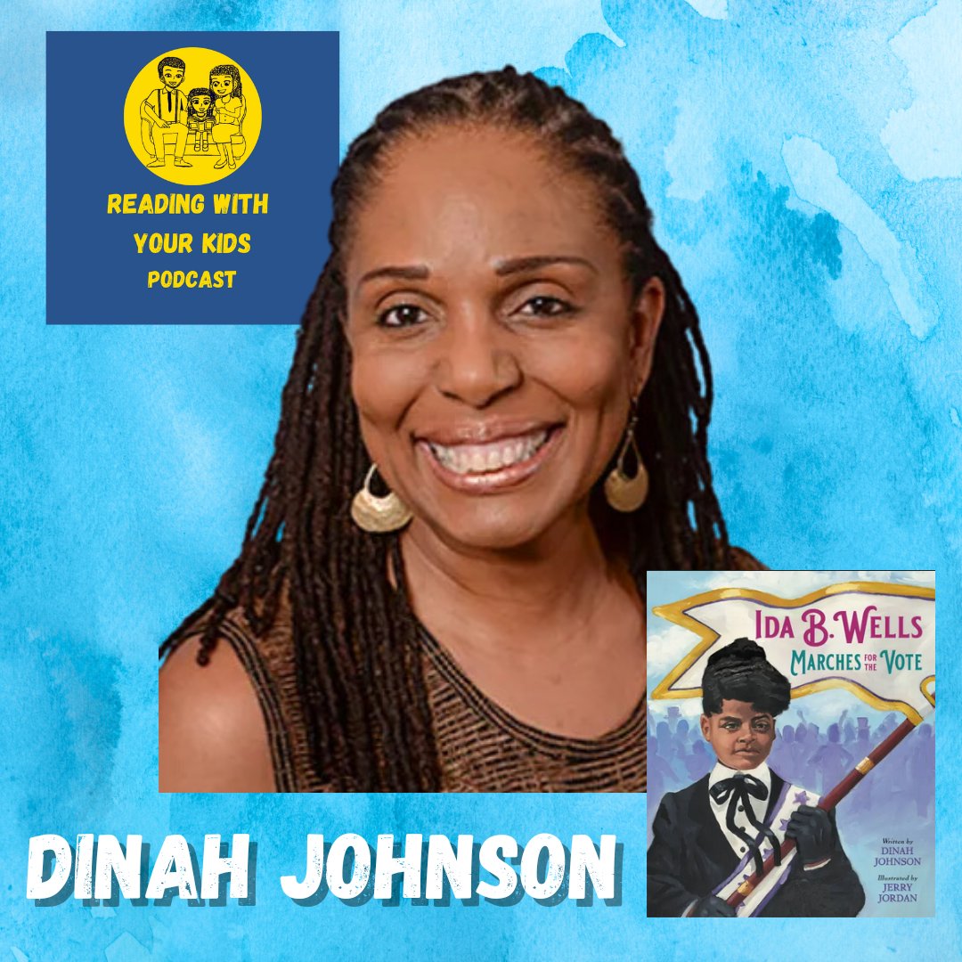 This #BlackHistoryMonth, listen to our interview with Dinah Johnson about her new book 'Ida B. Wells Marches for the Vote' celebrating the fearless activism of Ida B. Wells against lynching and for women's suffrage. Hear Dinah discuss Wells' impact and lessons we can learn today