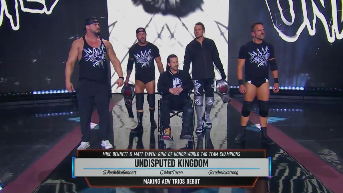 AdamColeSource's tweet photo. HQ #AEWRampage Screencaptures: https://t.co/CZNB4FhFpw
#AdamCole #AdamColeBayBay #UndisputedKingdom #Boom #AEW #AEWCollision #AEWDynamite 

(@AdamColePro) https://t.co/KlDL7CFdd2
