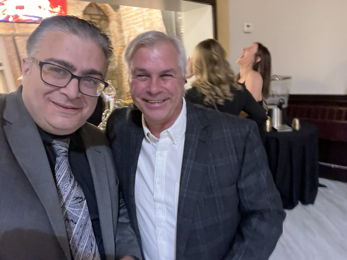 SamPreviti's tweet photo. A great fundraiser for local scholarships last night at the Abbey on Main Event hosted by the Northern Macomb Chamber of Commerce and Romeo area Kiwanis!  Had a blast sitting with Supervisor Mike Fillbrook, Judge Andary, Trustee Dennis Stevenson! Great job by both organizations! https://t.co/1Jg9aVgxrj