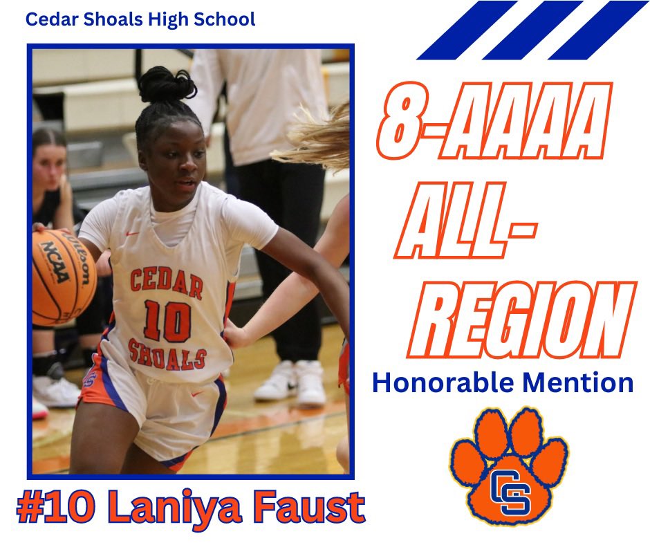 Congratulations to freshman, Kayla Harris on making the 8-AAAA all-region 2nd team and Laniya Faust receiving Honorable Mention. Way to go ladies!! We’re proud of your hard work. Jag Pride 🧡💙