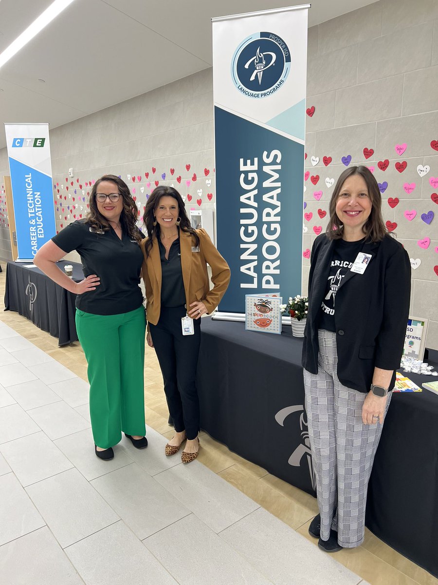 Proud to represent the Language Programs Department at today’s @ProsperISD job fair.