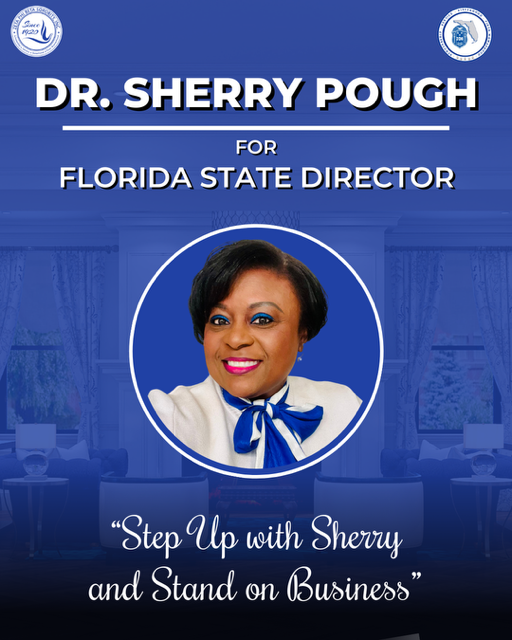 Exciting news! Thrilled to announce my candidacy for Florida State Director! Let's "STEP Up with Sherry and Stand on Business!" #StepUpWithSherry #StandOnBusiness #SherryForState