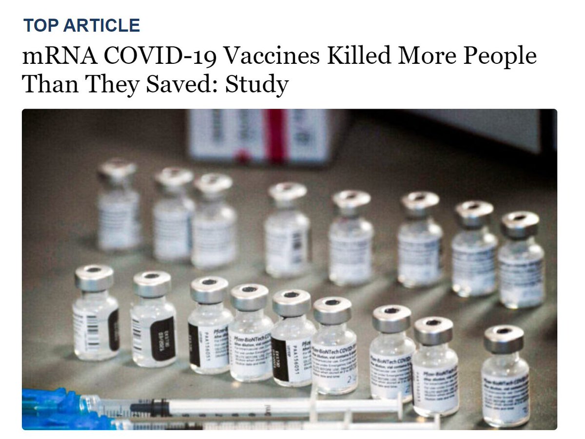 Top article for a reason--two thirds of world impacted! Mead MN, et al COVID-19 mRNA Vaccines: Lessons Learned from the Registrational Trials and Global Vaccination Campaign. Cureus. 2024 Jan 24;16(1):e52876. doi: 10.7759/cureus.52876. PMID: 38274635. pubmed.ncbi.nlm.nih.gov/38274635/