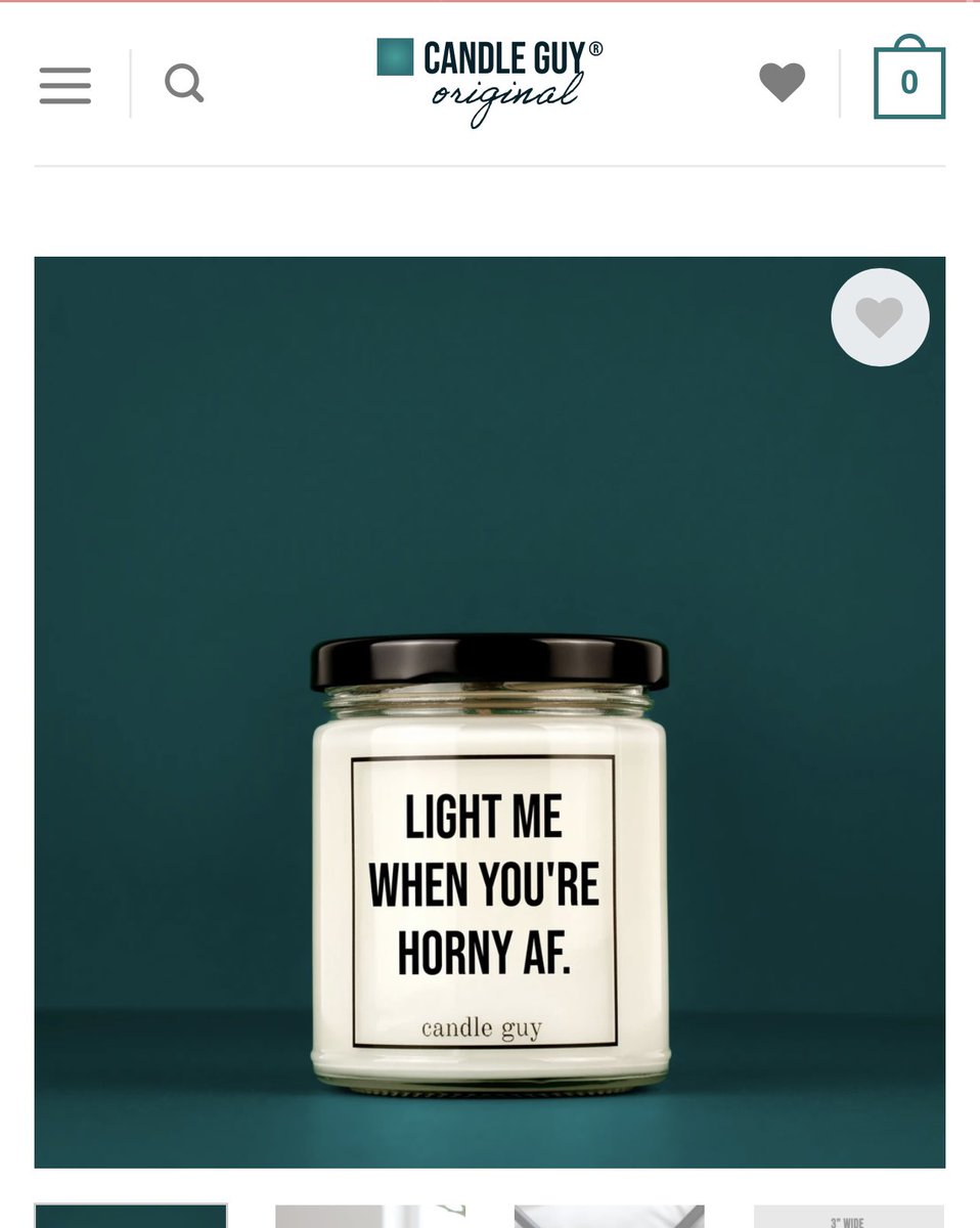 Oh look, a candle to help with communication issues for Valentine’s, swoon