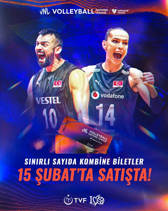 Sultanlar ve Efeler’in Milletler Ligi Kombine Biletleri Satışa Çıkıyor voleybolaktuel.com/sultanlar-ve-e… #FileninSultanları #fileninefeleri @biletinial  #VNL #BePartOfTheGame #enjoyVNL #VNLWomen @fivbvnl #VNL2024 #VNLMen #voleybol #volleyball #voleibol #pallavolo #BizVoleybolÜlkesiyiz