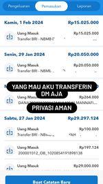 dikadaddyindoo_'s tweet photo. MY MONEY MY RULES

BEBERAPA BUKTI TRANSFER KE SUGAR BABY

YANG MAU DI TRANSFER HARUS IKUTI RULESKU
MY MONEY MY RULES

KAMU BISA NURUT AKU BISA LOYAL
PRIVASI AMAN
NO SCAMM

#sugardaddyindonesia #Sugardaddyindo #SugarDaddySerious #needsugardaddy #butuhuang #loker #infolokerbandung https://t.co/IgWNhT21tZ