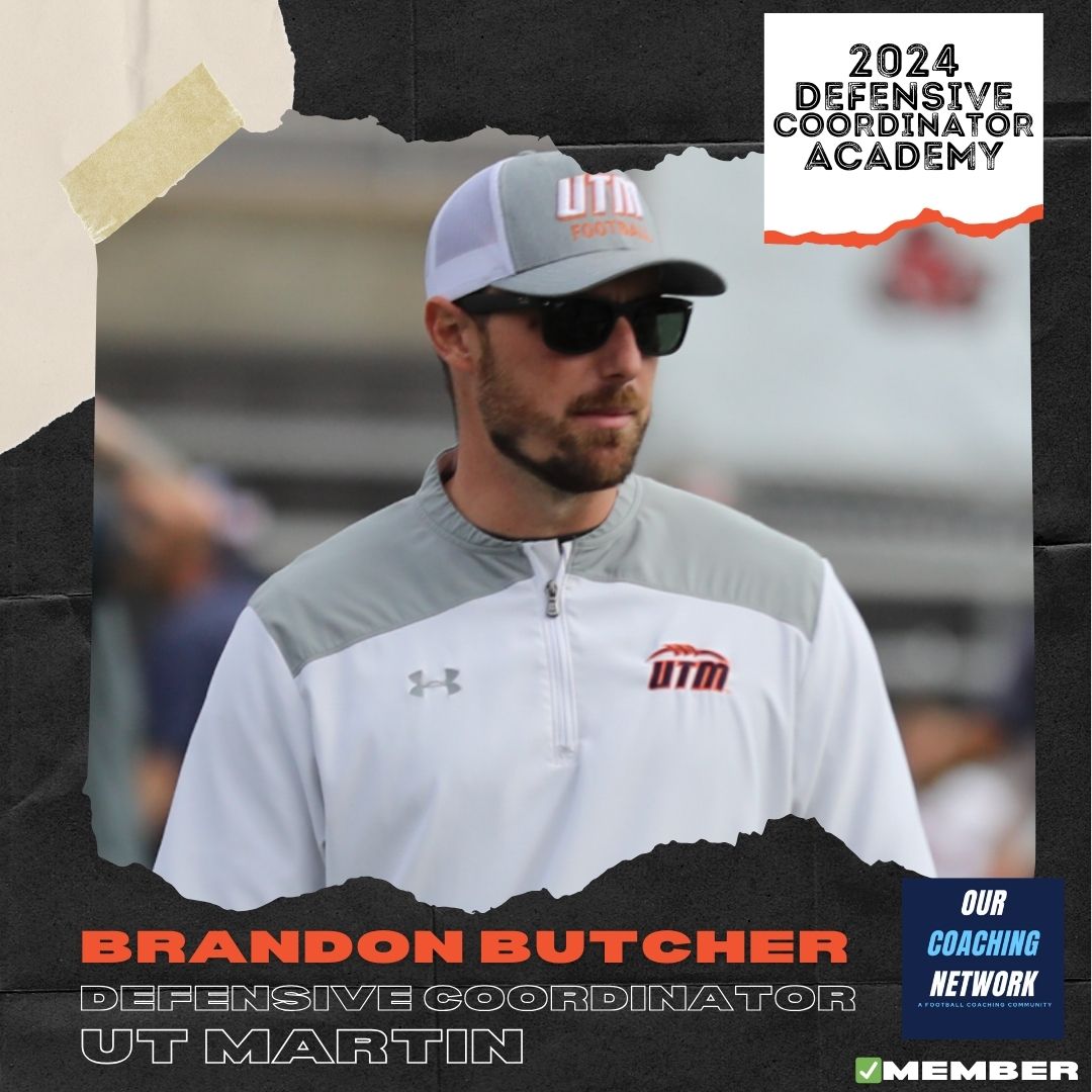 🏈Defensive Coordinator Academy🏈 Excited to have @Coach_Butch_UTM join us as a 'Mentor Coach' for one of our Defensive Coordinator Academy Sessions! Had a Top 10 Rushing & 3rd Down D in '23✍️ Coaches, you can apply now to the DC Academy below👇 docs.google.com/forms/d/e/1FAI…