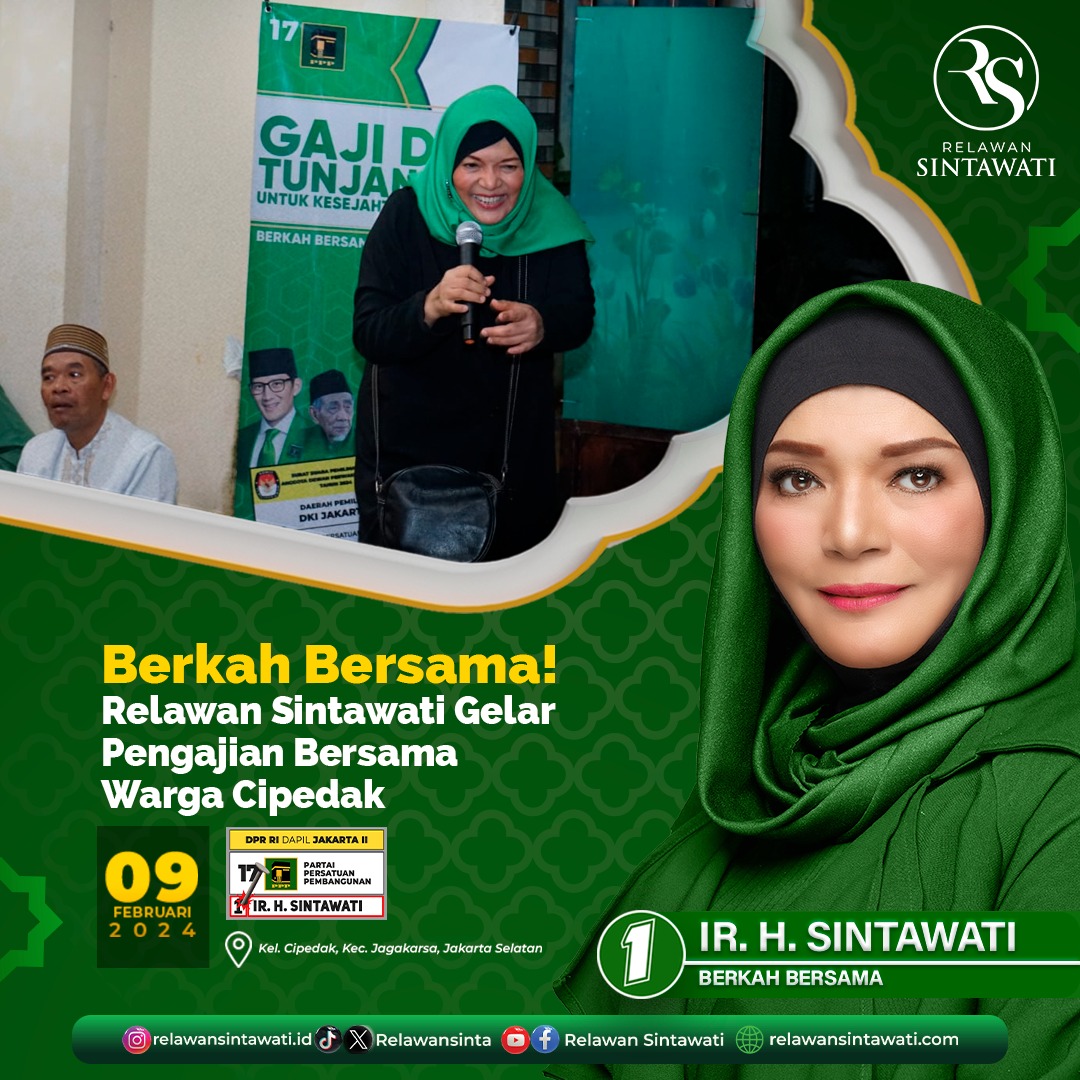 RelawanSinta's tweet photo. Acara ini bertujuan untuk mempererat hubungan antara Sintawati dengan warga dan memberikan kesepatan langsung bagi warga untuk berbincang secara tatap muka dengan Ibu Sintawati.

#PPP #PalestineGenocide https://t.co/lUBFz0oOoY