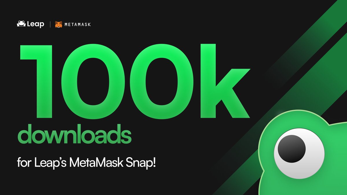 what's the best way to access #cosmos using <a href="/MetaMask/">MetaMask 🦊</a>?

100k+ downloads says it's Leap's MM Snaps 😉

we're excited to welcome more MetaMask users to the interchain, with over 20+ dApps having integrated Leap's Snap ⚛️