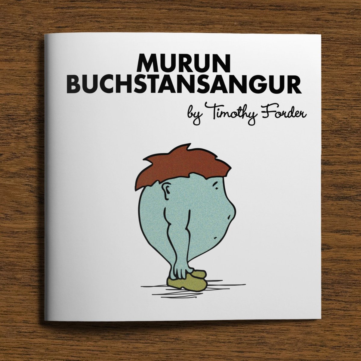 Had a new graphics tablet for Xmas, so of course I gave it a test run illustrating 'Murun Buchstansangur' (1982-89, Channel 4, UK) in the style of Roger Hargreaves' wonderful 'Mr Men' books. 
Anyone else enjoy the beautifully forlorn vignettes of Murun throughout the 80s & 90s?