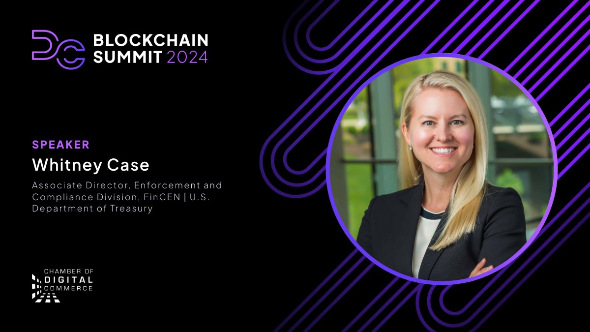 The Digital Chamber on X: "We're announcing Whitney Case ...