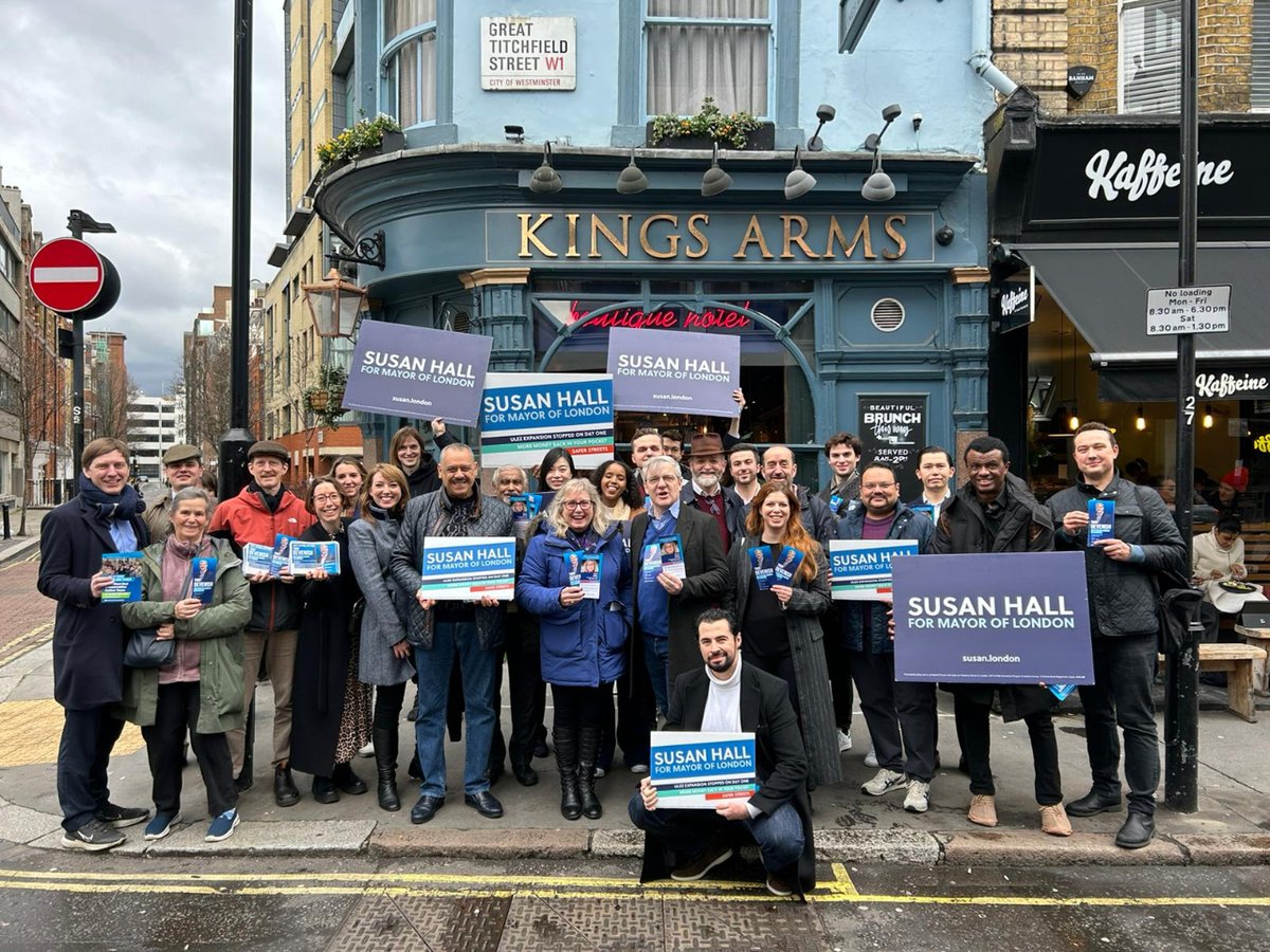 Great turnout in Westminster, where I've been out campaigning with @Tony_Devenish and local activists. One message is coming through loud and clear on the doorstep - we've had 8 years of failure under Sadiq Khan, we can't afford another 4.