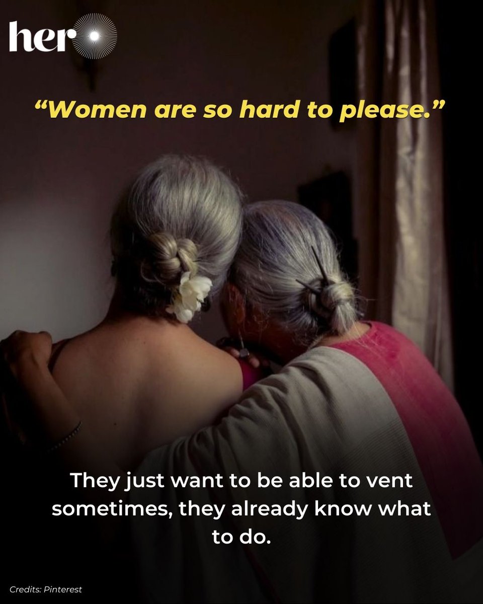 Hercircle_Off's tweet photo. Honestly, even if they are hard to please, it is extremely valid. But more often than not, most women are just asking for basic communication and respect.

#HerCircle #HerCircleHasNoLimits #Women #Communication #Respect #BasicCommunication #RespectWomen #Share https://t.co/0SFCHVc4bU