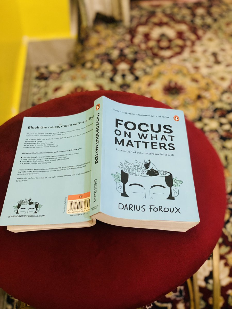 Must Read dear readers - This book Inshaallah helps you to live well despite the challenges of daily life. 
#focusonwhatmatters