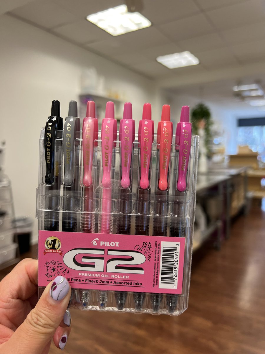 Important personal news: I got a pack of pink pens. The good kind of pens too.