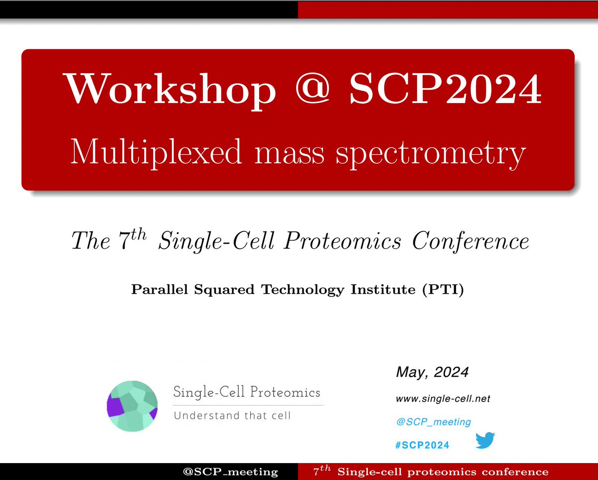 Registered attendees can sign up for the workshop. single-cell.net/proteomics/scp…